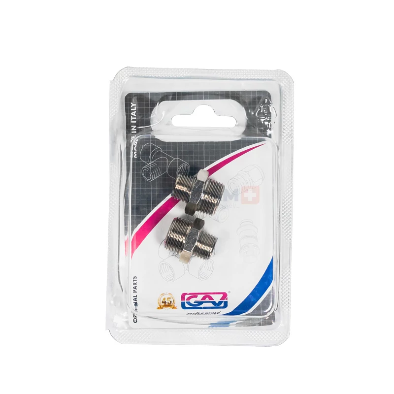 GAV tömlővéges csatlakozó, külső menetes d8mm-1/4˝ 1233/4 bliszter (2db)