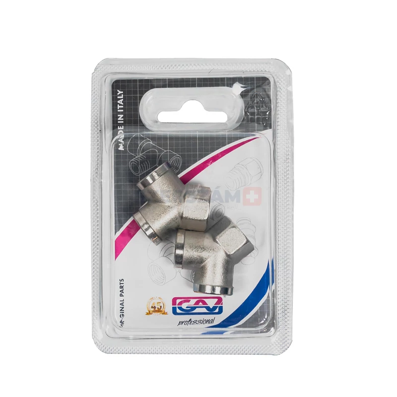 GAV T elosztó, belső menetes 1/4˝ 1251/2 bliszter (2db)