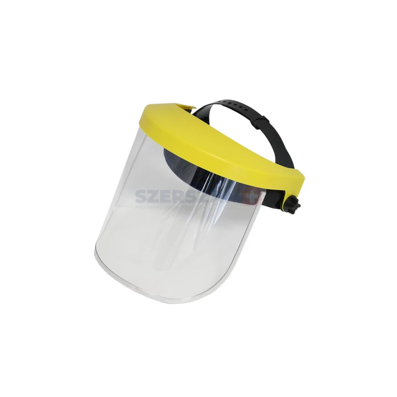 Homlokpántos plexi álarc