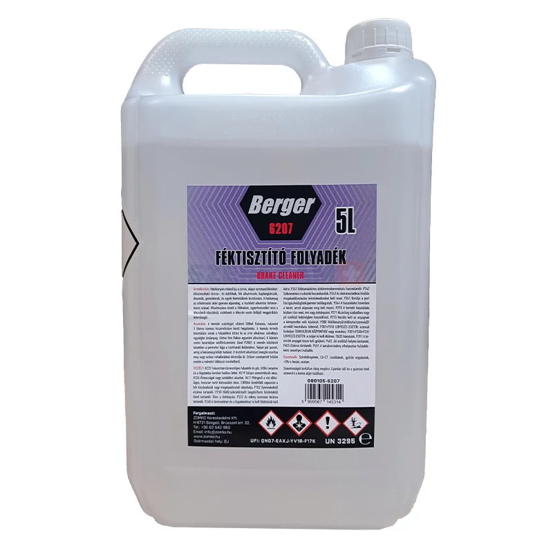 BERGER Féktisztító folyadék 5l No.6207