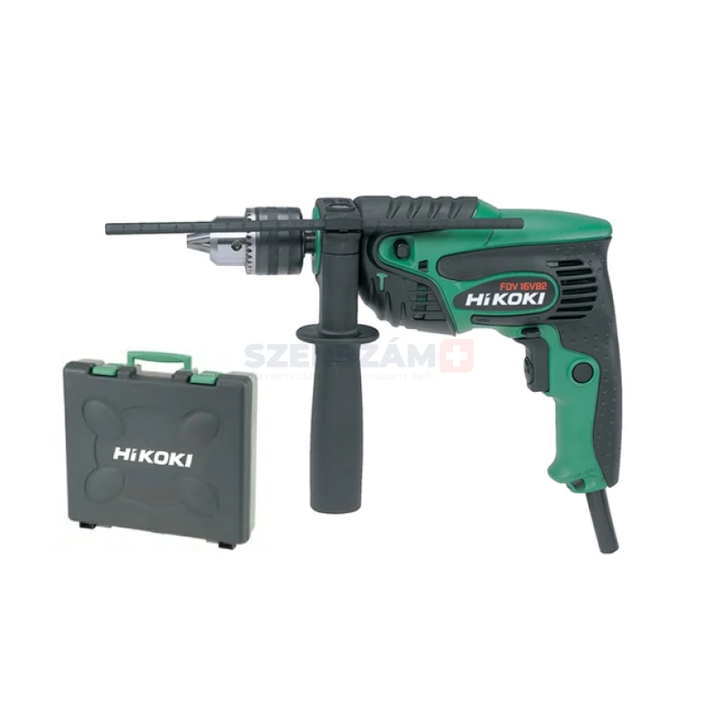 HIKOKI FDV16VB2 ütvefúró-csavarozógép 550W 13mm gyorstokmány, koffer