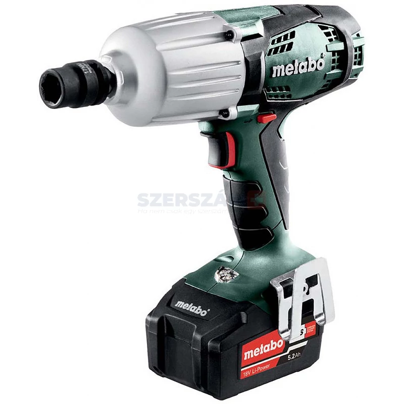 METABO SSW 18 LTX 600 akkus ütvecsavarozó 2x5,2Ah 602198650