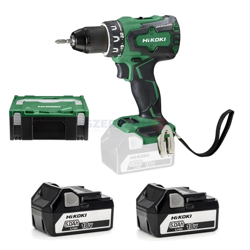 HIKOKI DS18DBSL akkus fúró-csavarozó 2x5,0Ah Hitbox