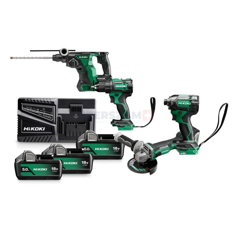 HIKOKI KC18DE-WHZ akkus gépcsomag /18V 3x5,0Ah Li-akku/