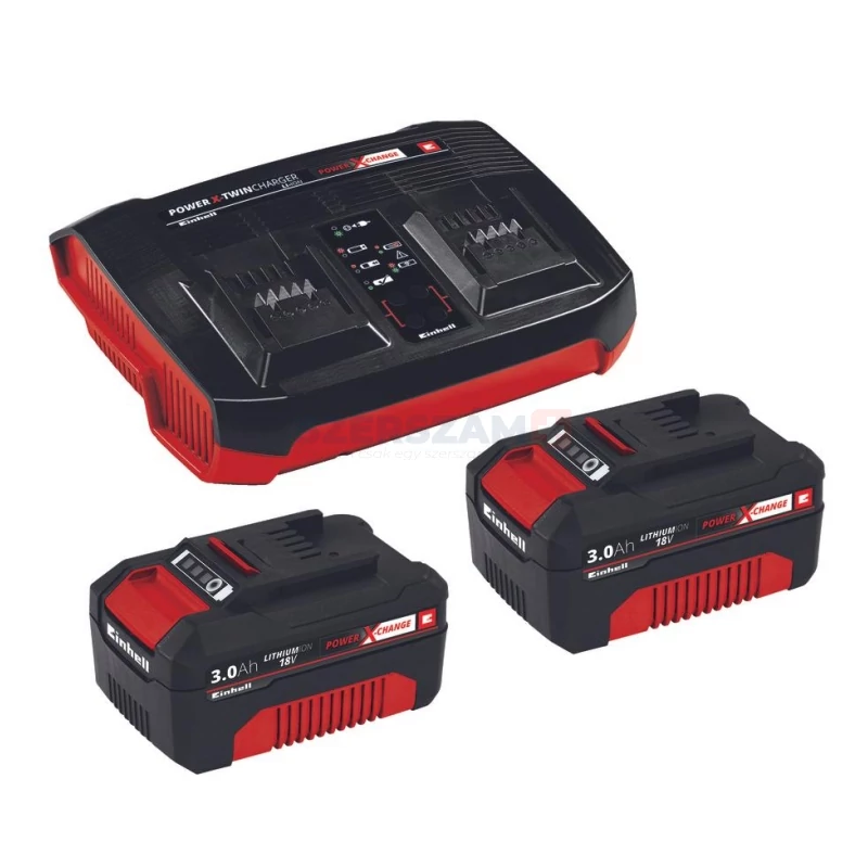 EINHELL PXC Li akku+töltő 18V 2x3,0Ah Twincharger Kit 4512083