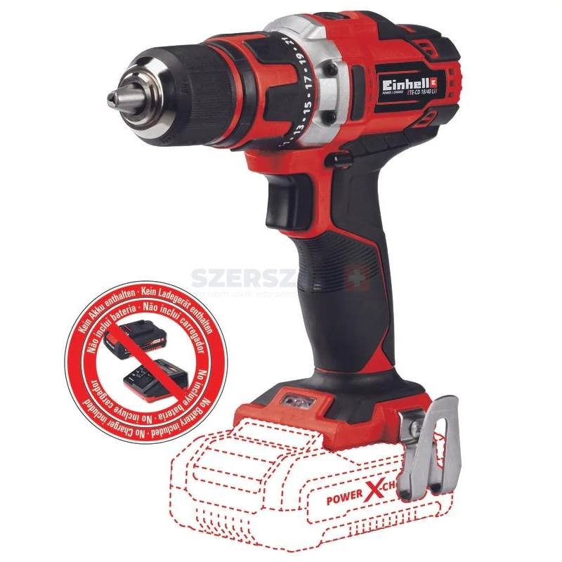 EINHELL TE-CD 18/40 Li Solo akkus fúró-csavarozó 4513925