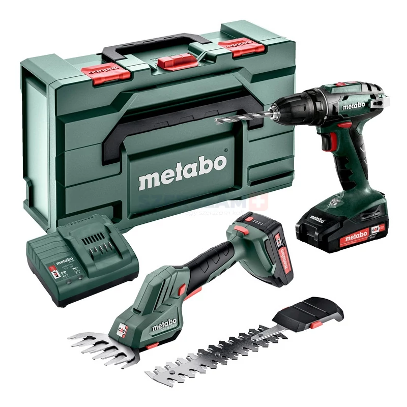 METABO Combo Set 2.2.5 BS18+SGS18LTXQ 2x2.0Ah 685186000