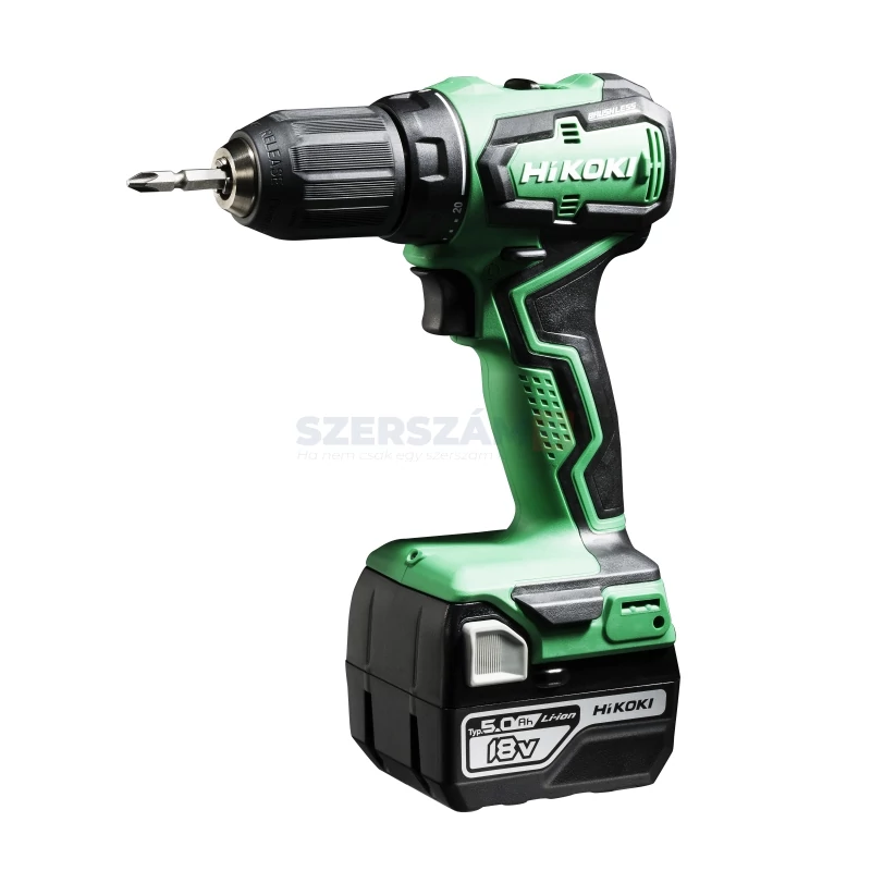 HiKOKI DS18DD-5AH akkus fúró-csavarbehajtó 2x5.0Ah 55Nm HITBOX
