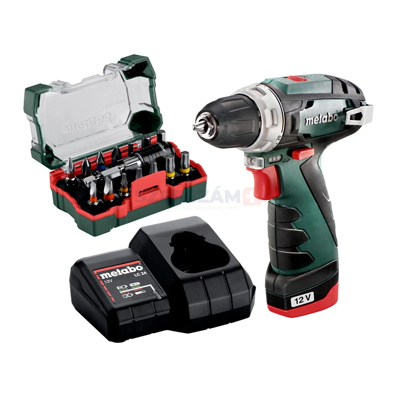 METABO Powermaxx BS Basic Set akkus fúró-csavarozó 1x2Ah Li-on 600984900