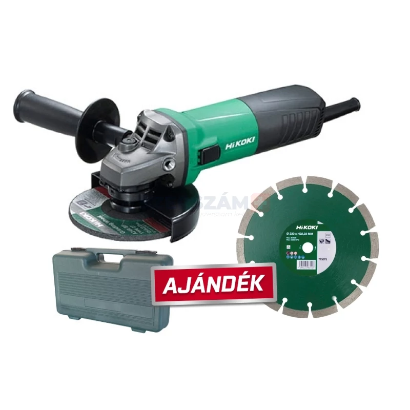 HIKOKI G13SN2 sarokcsiszoló 900W 125mm, koffer