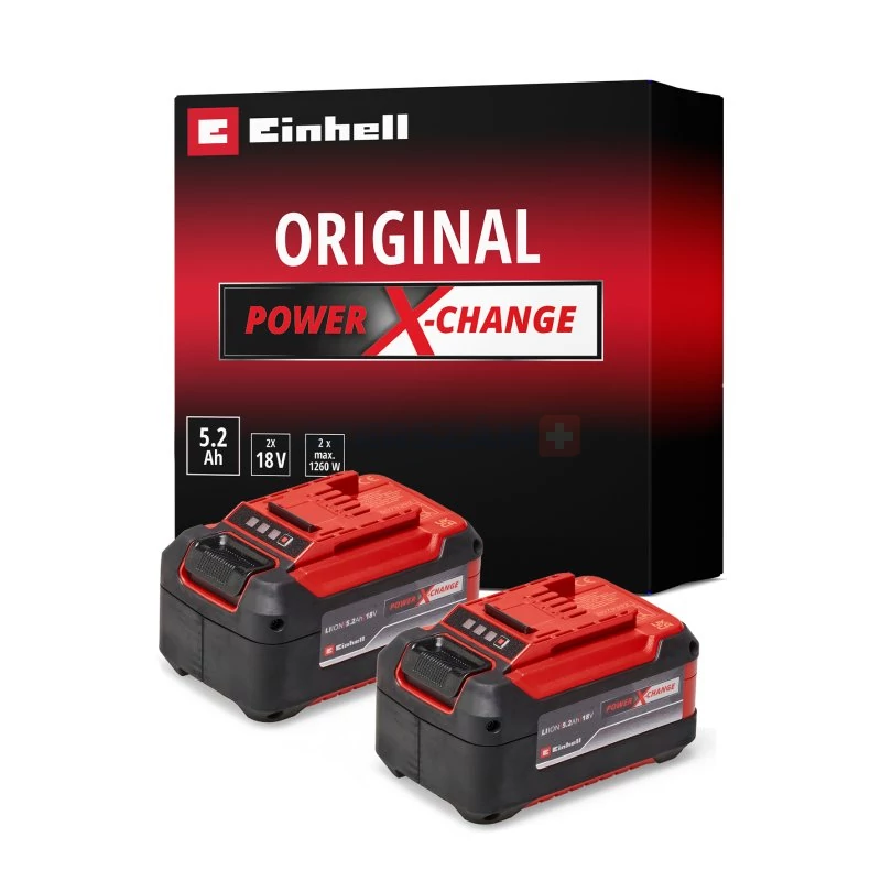 EINHELL PXC Twinpack Li akkumulátor set 18V 5,2Ah 2db 4511526