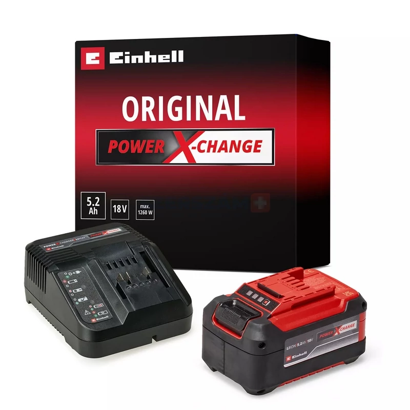 EINHELL PXC Li akku+töltő 18V 5,2Ah Starter Kit 4512147