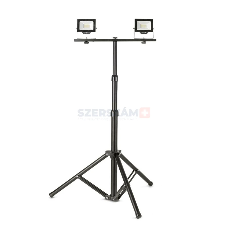 AVIDE LED reflektor SLIM SMD 2x20W 4000K 2 fej tripoddal 2x2000 Lumen ABLRFLNW-20W