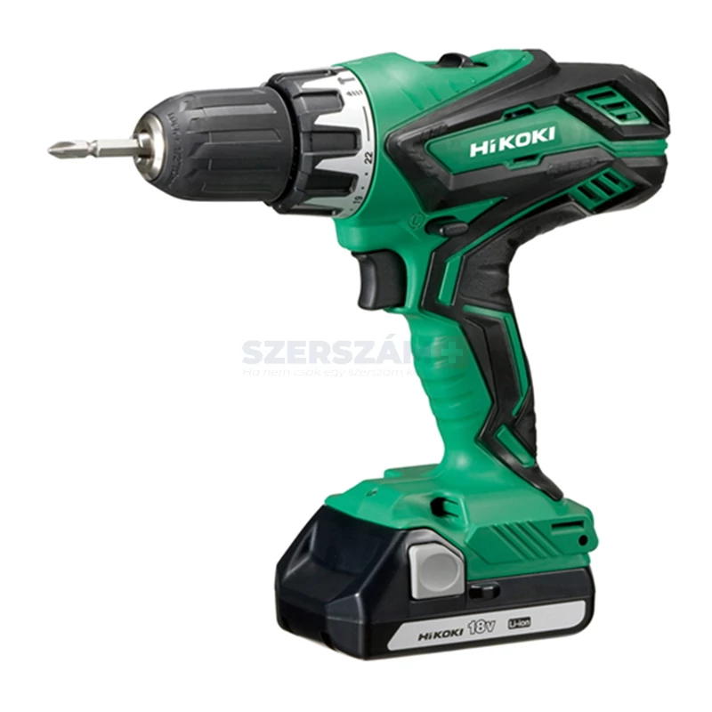 HIKOKI DV18DJL akkus ütvefúró-csavarozó 2x3,0Ah Hitbox 55Nm