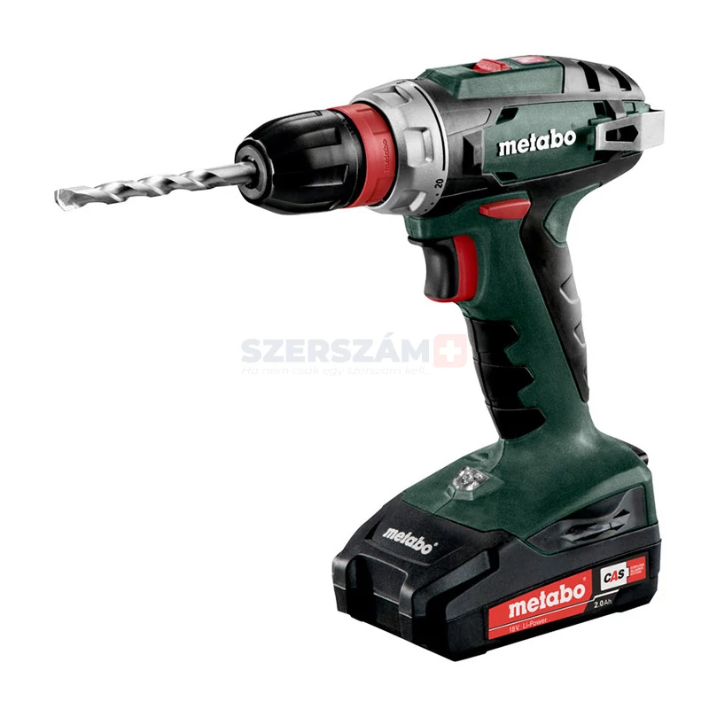 METABO BS 18 Quick 2x2,0Ah akkus fúrócsavarozó 602217500