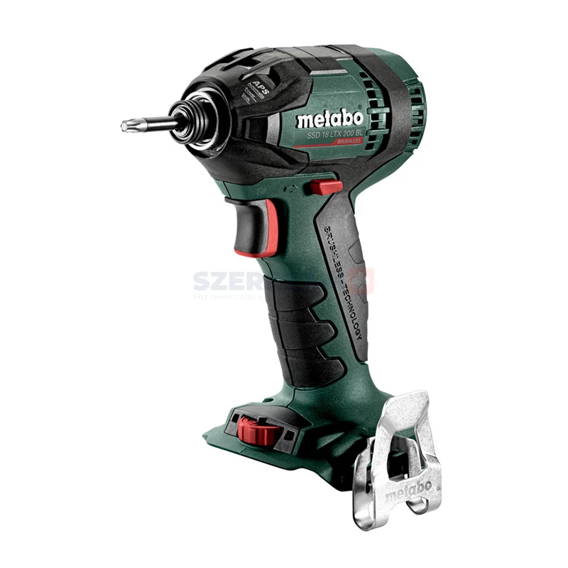 METABO SSD 18 LTX 200 BL akkus ütvecsavarozó alapgép 1/4" + koffer 602396840