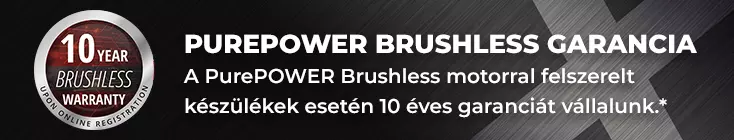 EINHELL PurePower Brushless 10év garancia